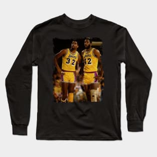 Magic Johnson and James Worthy, 1984 Long Sleeve T-Shirt